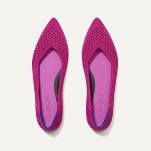 Rothy's The Point Flats Size 7.5 Purple Pink Ballet Comfort Career Sustainable